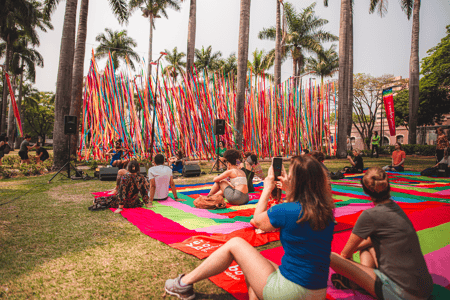 Projeto Verbo Gentileza na Praça Floriano Peixoto
