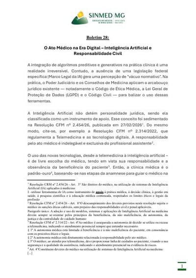 Boletim 28 - Artigo Sinmed-MG