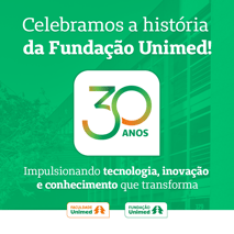 Imagem selo 30 anos Fundação Unimed_redes sociais