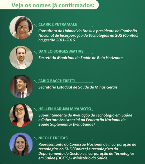 nomes confirmados